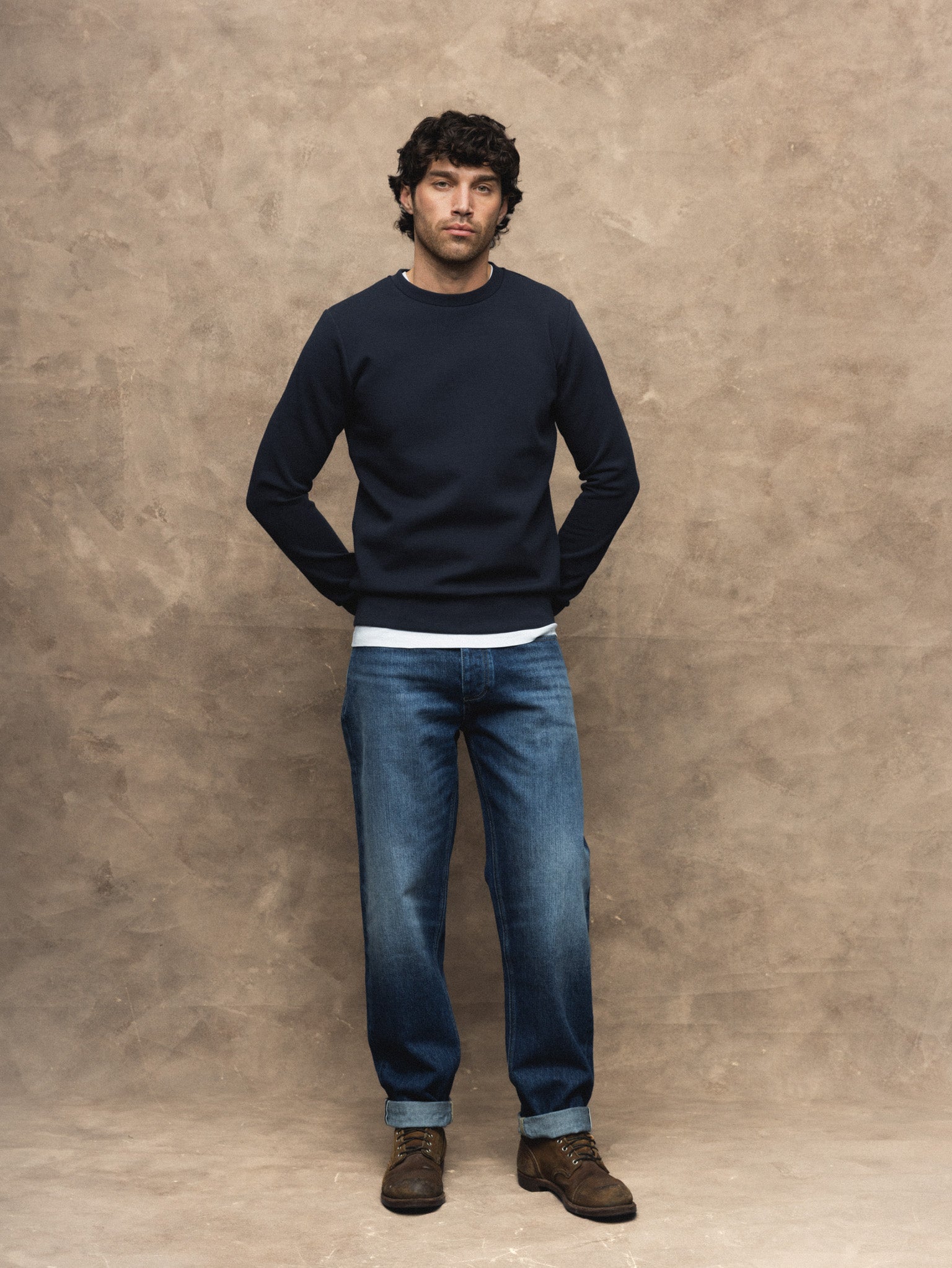 Modelshot / Blue Denim / Detail